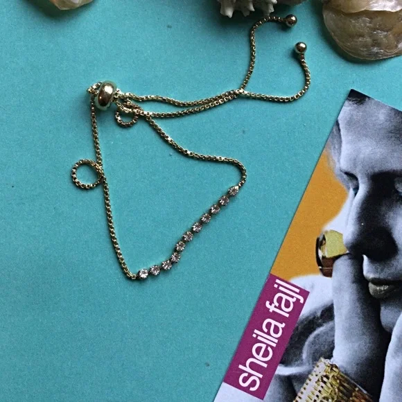 Sheila Fajl Amanda Bracelet 18k Gold Plated. Perfect Graduation or Bday Gift - Picture 3 of 8